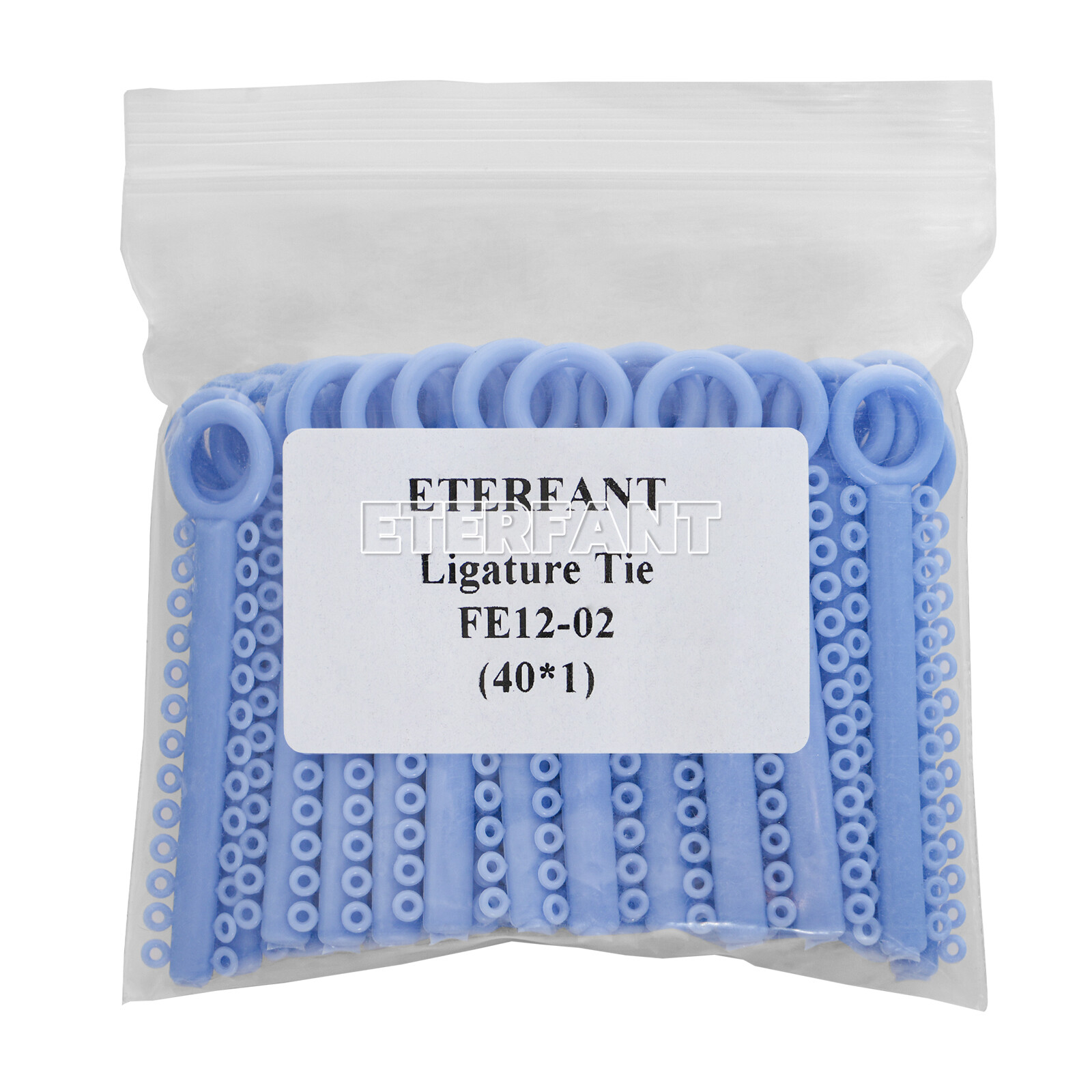 ETERFANT 1040PCs Dental Ortho Elastic Ligature Ties Rubber Bands/Buccal Tubes