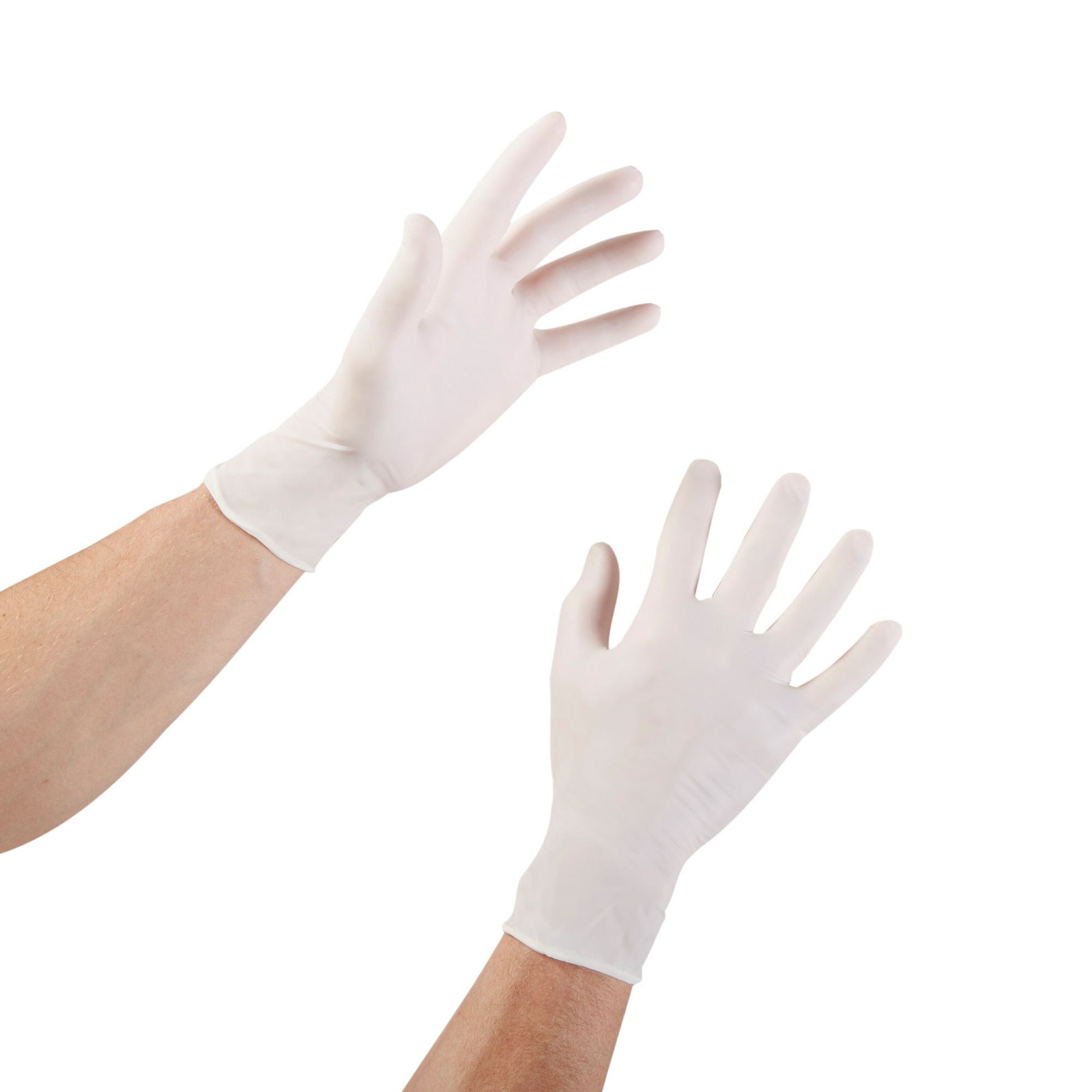 McKesson Confiderm Latex Exam Glove Standard Cuff Length MEDIUM 100 per Box