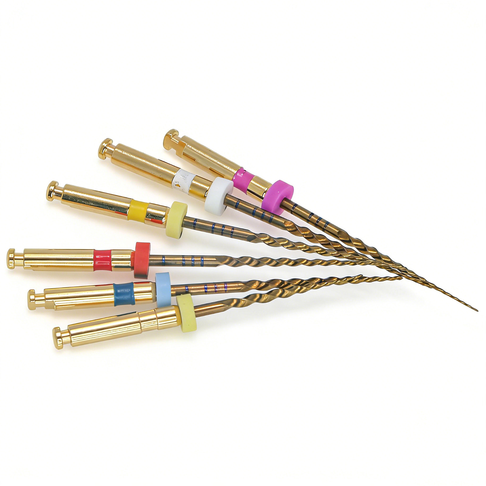 6Pcs Dental Endodontic Rotary File NITI Root Canal Treatment SX-F3 21/25/28/31MM