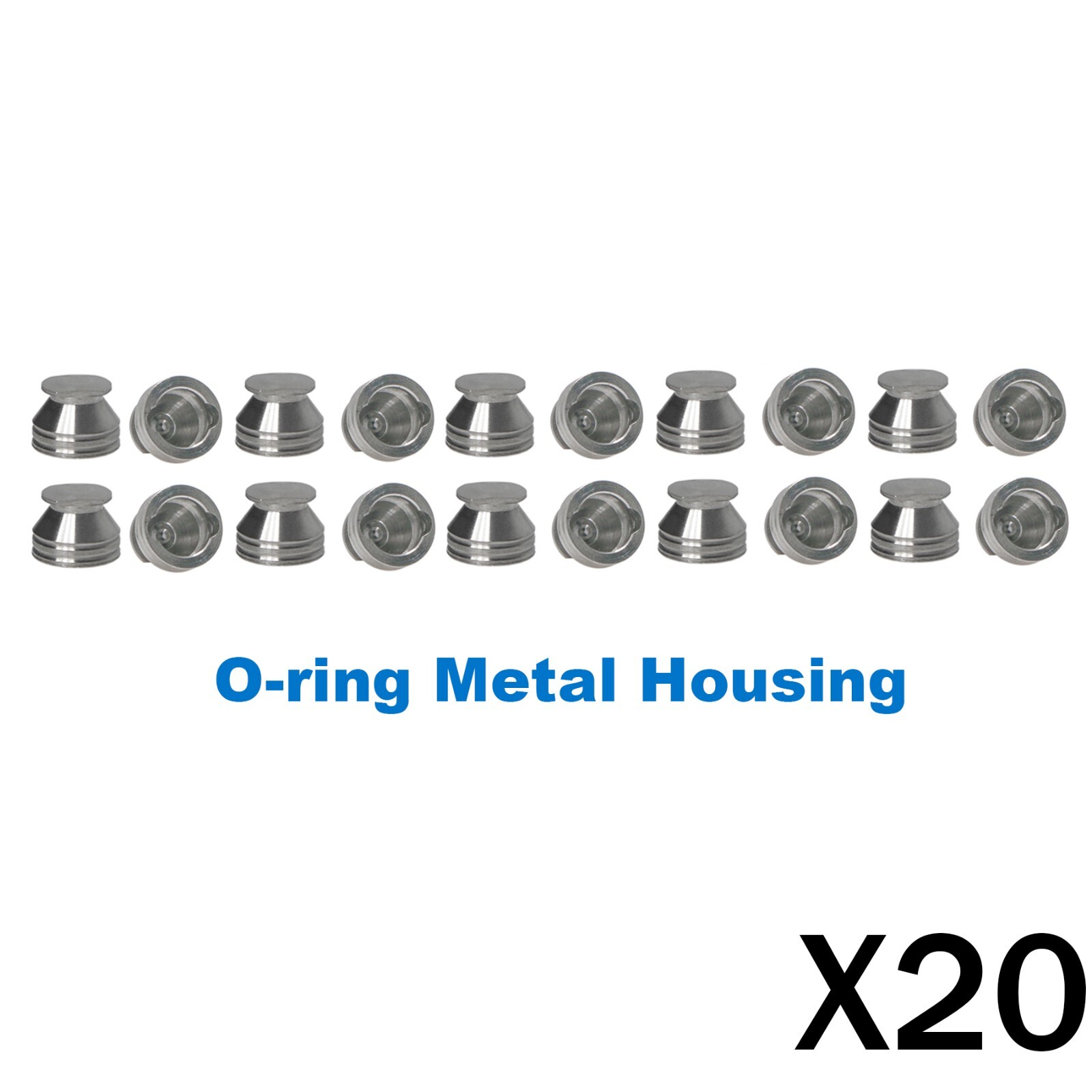 20Pcs Dental O-Ring Kit fits Hiossen for Overdenture Ball Attachment Abutment