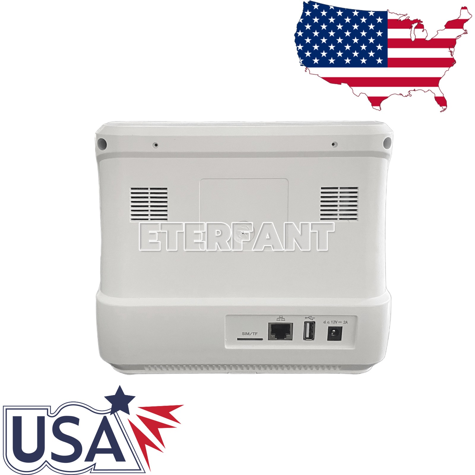 ETERFANT Patient Vital Signs Monitor Multi-Parameter ECG/NIBP/TEMP/RESP/SPO2/PR