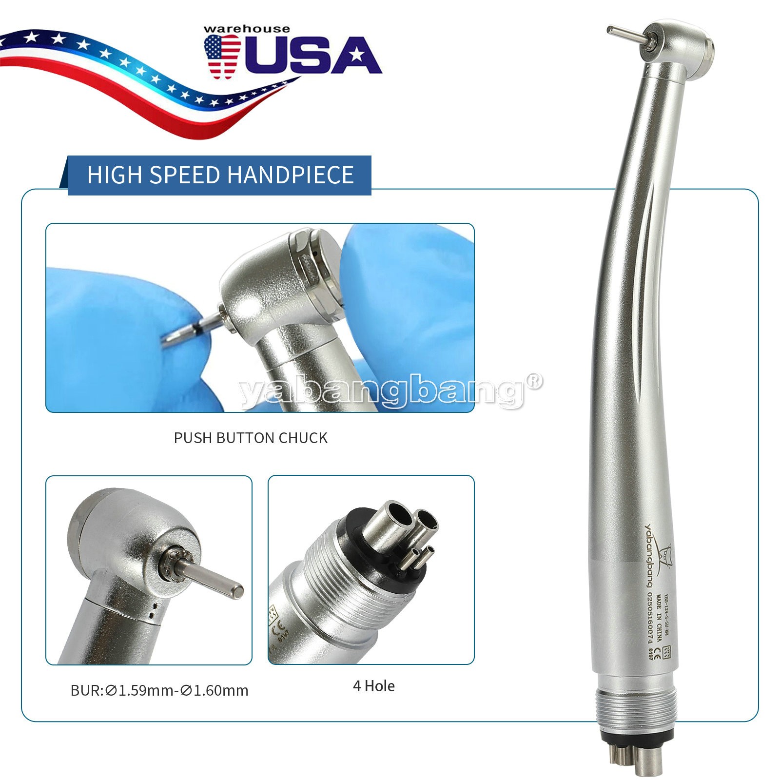 2PCS New Dental Silicone Tubing tube Cable 6 holes for Fiber Optic LED Handpiece
