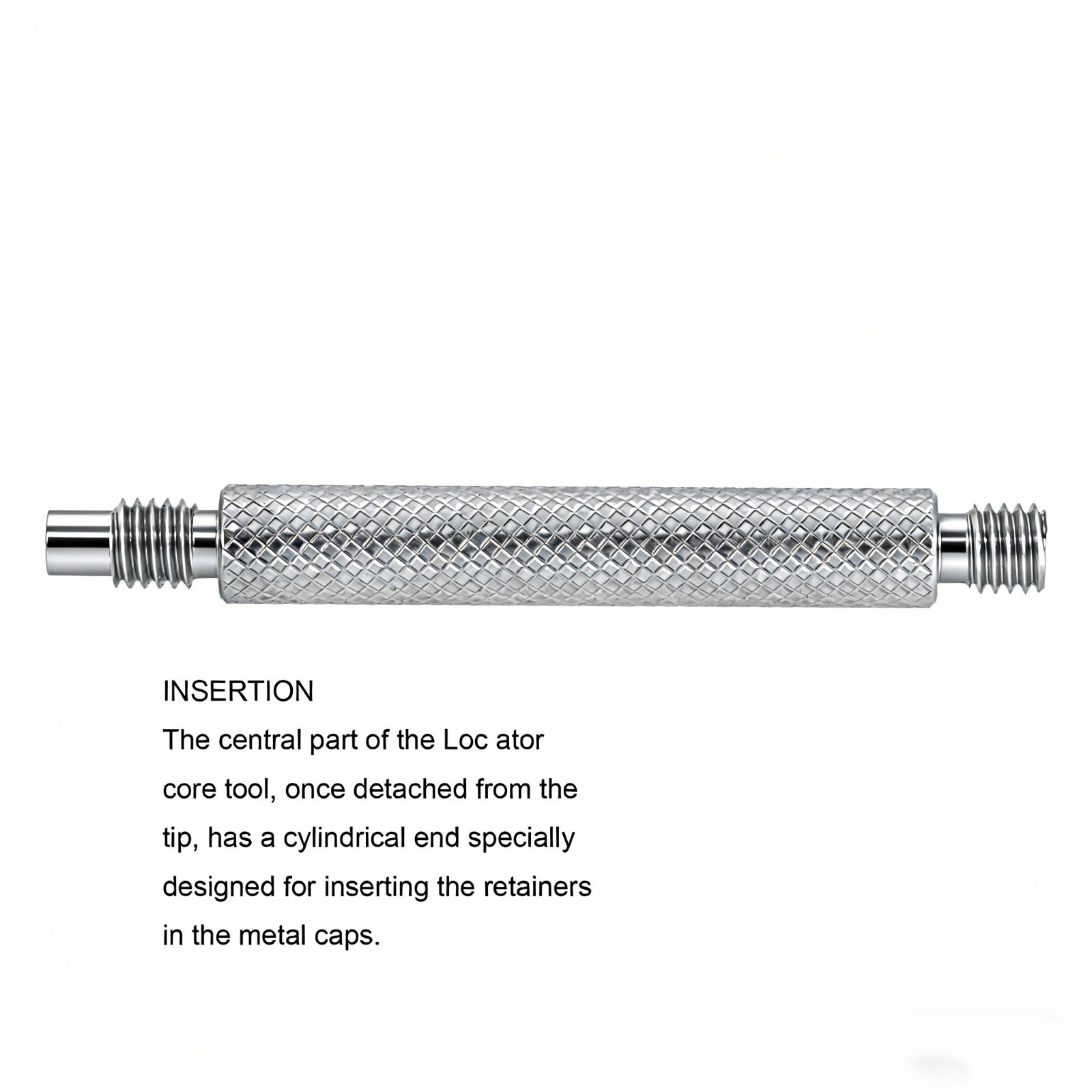 Dental Locator Core Tool Insertion Extraction Removal Male Caps Driver Zest fits