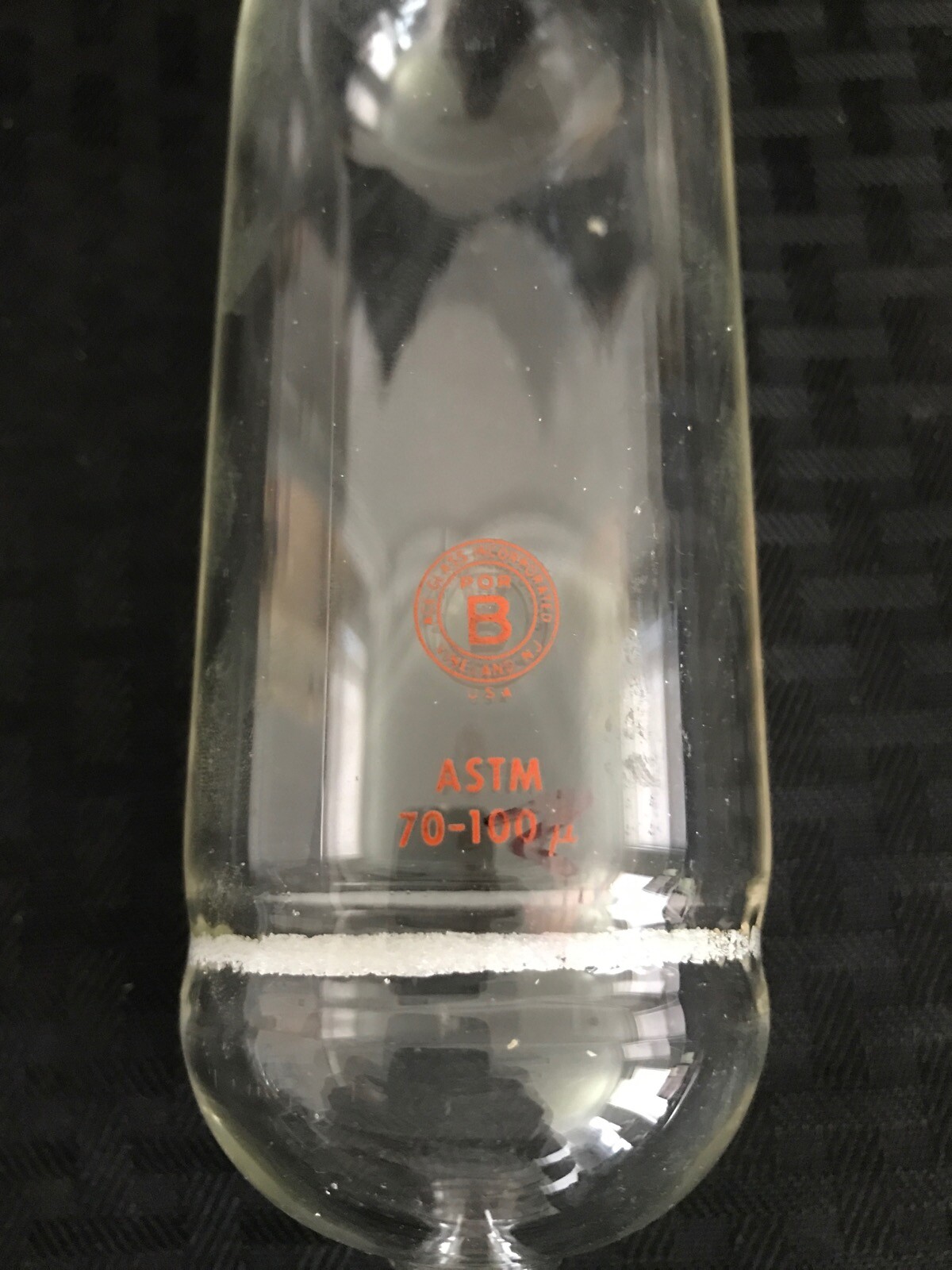 ACE Glass 47mm Porosity B 70-100um Fritted Pressure Filtering Tube Funnel 7208