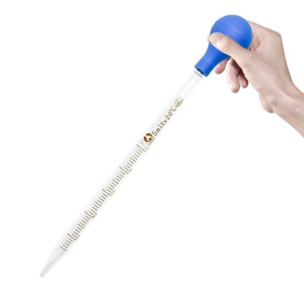 1-10PCS glassware biology Pipette Laboratory 1-10ml Graduated Dropper lab