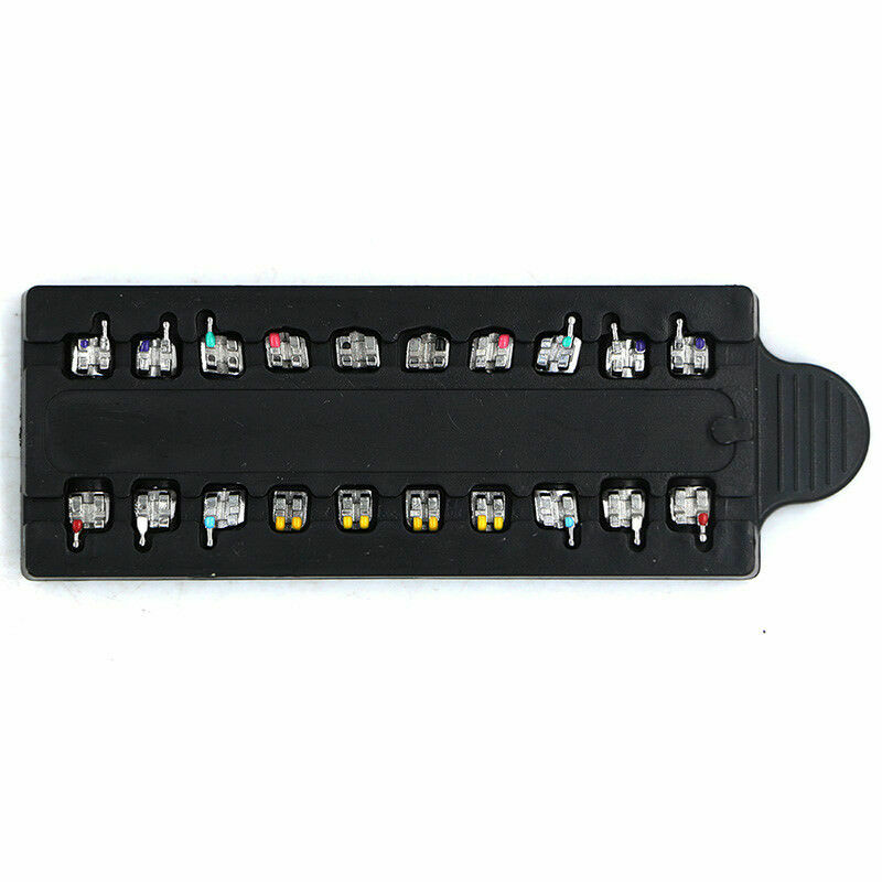 Orthodontic Brackets Kit: 5 Boxes, Metal Roth .022, 3/4/5 Hooks, 20pcs Each