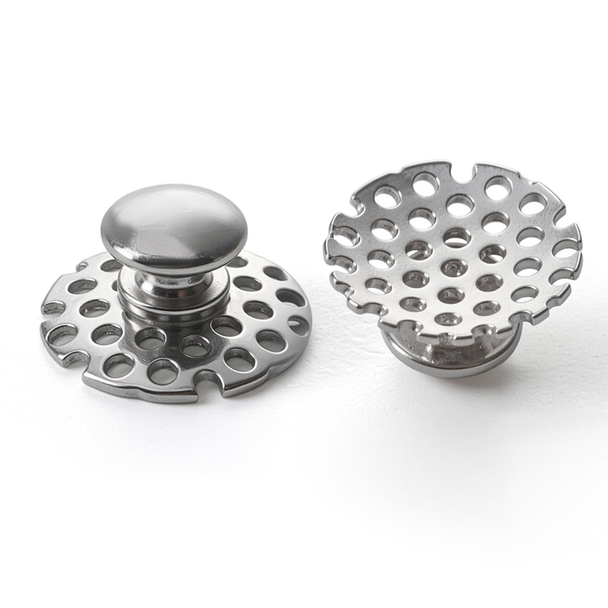 50pcs AZDENT Dental Orthodontic Bondable Hole Lingual Buttons Round Base