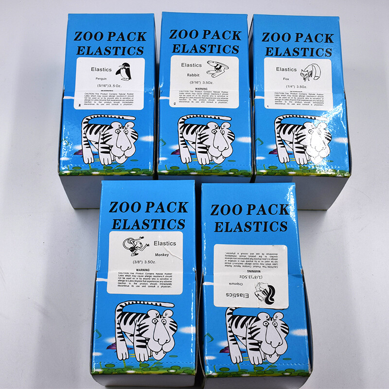 Dental Orthodontic Elastics Rubber Bands Free Latex Braces 15 Sizes For Choice