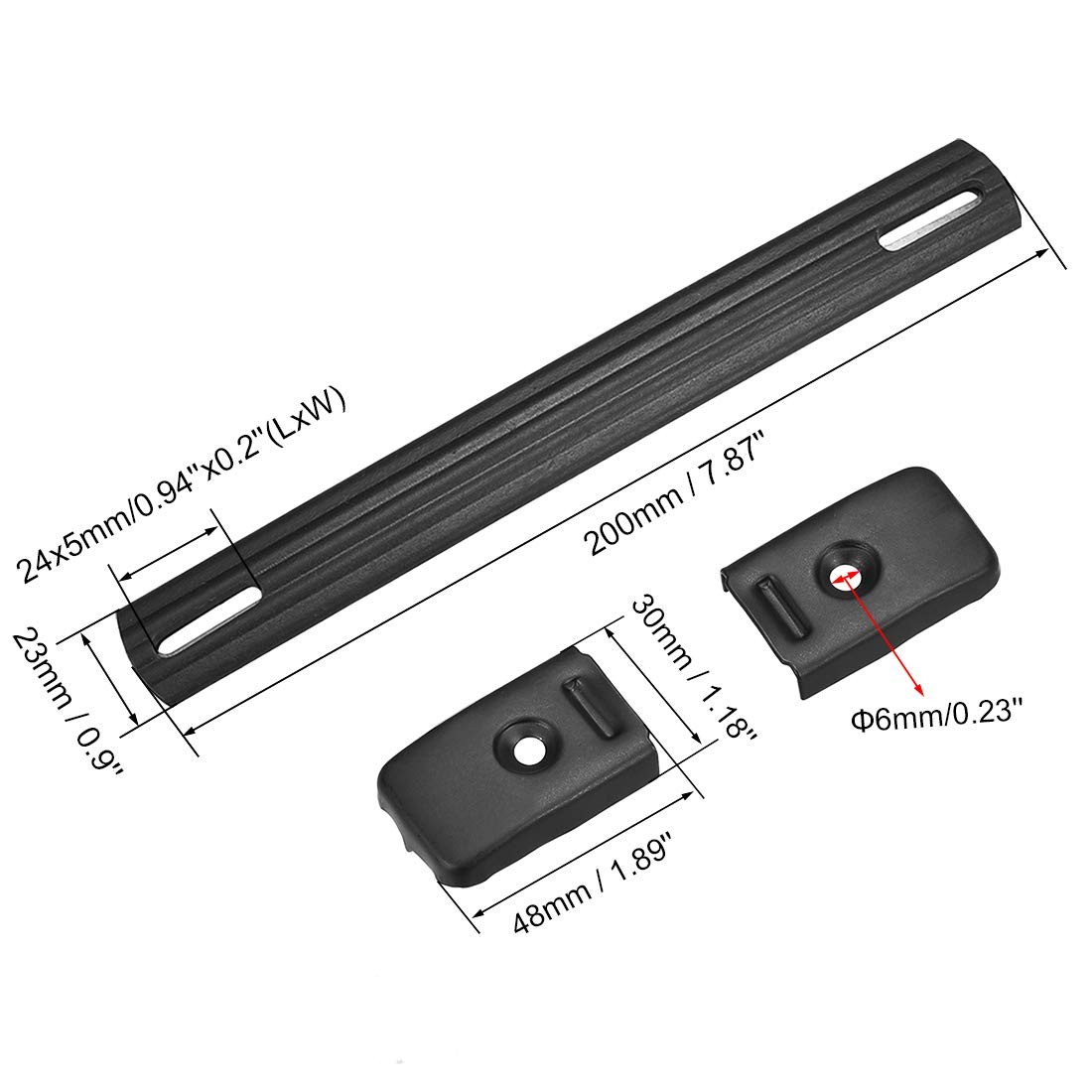 Uxcell Speaker Handle Pull Cabinet Grasp Strap Style Spring Steel Handle Metal