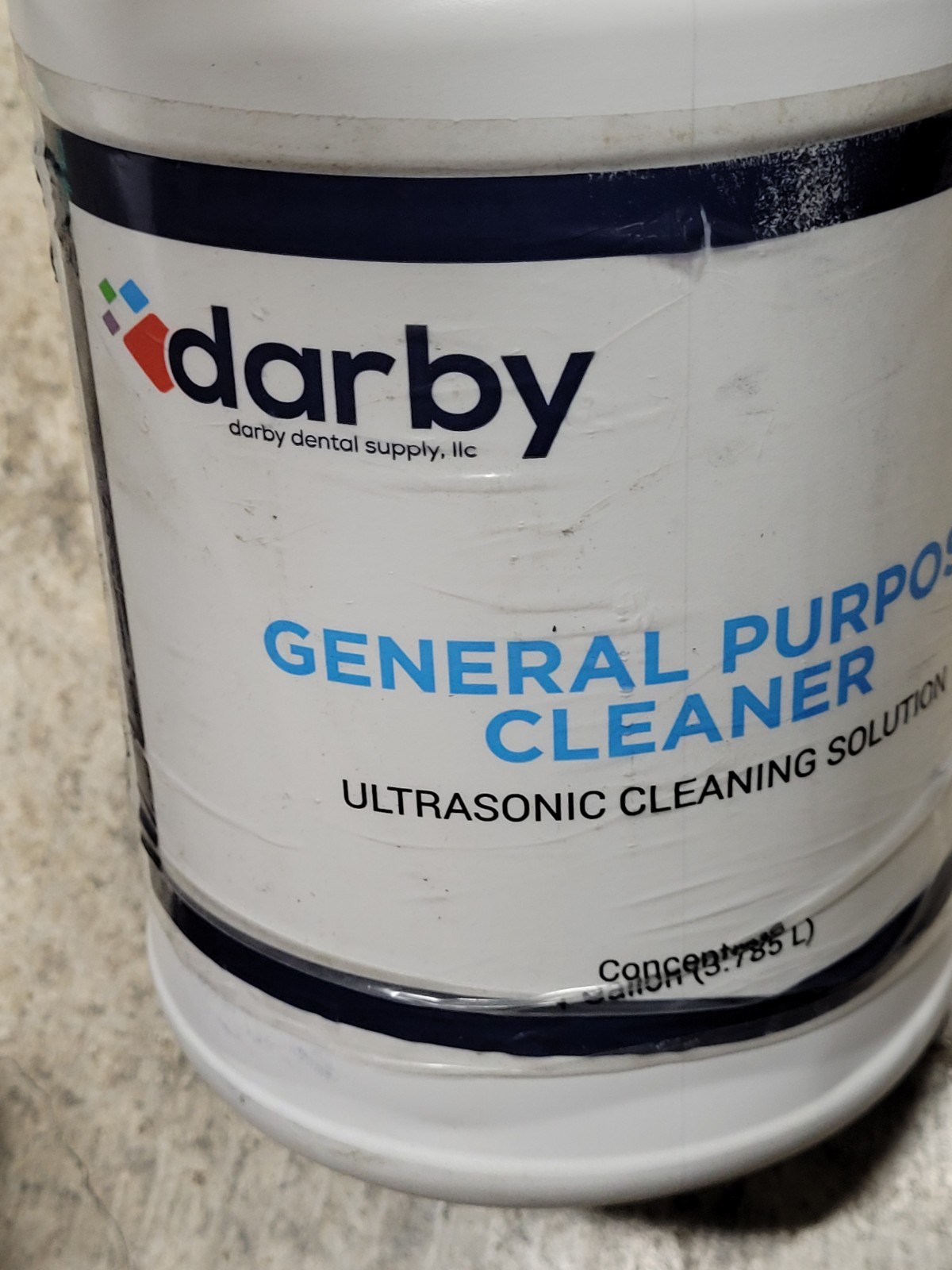 Darby Dental General Purpose Cleaner 1 Gallon Ultrasonic Cleaning Solution