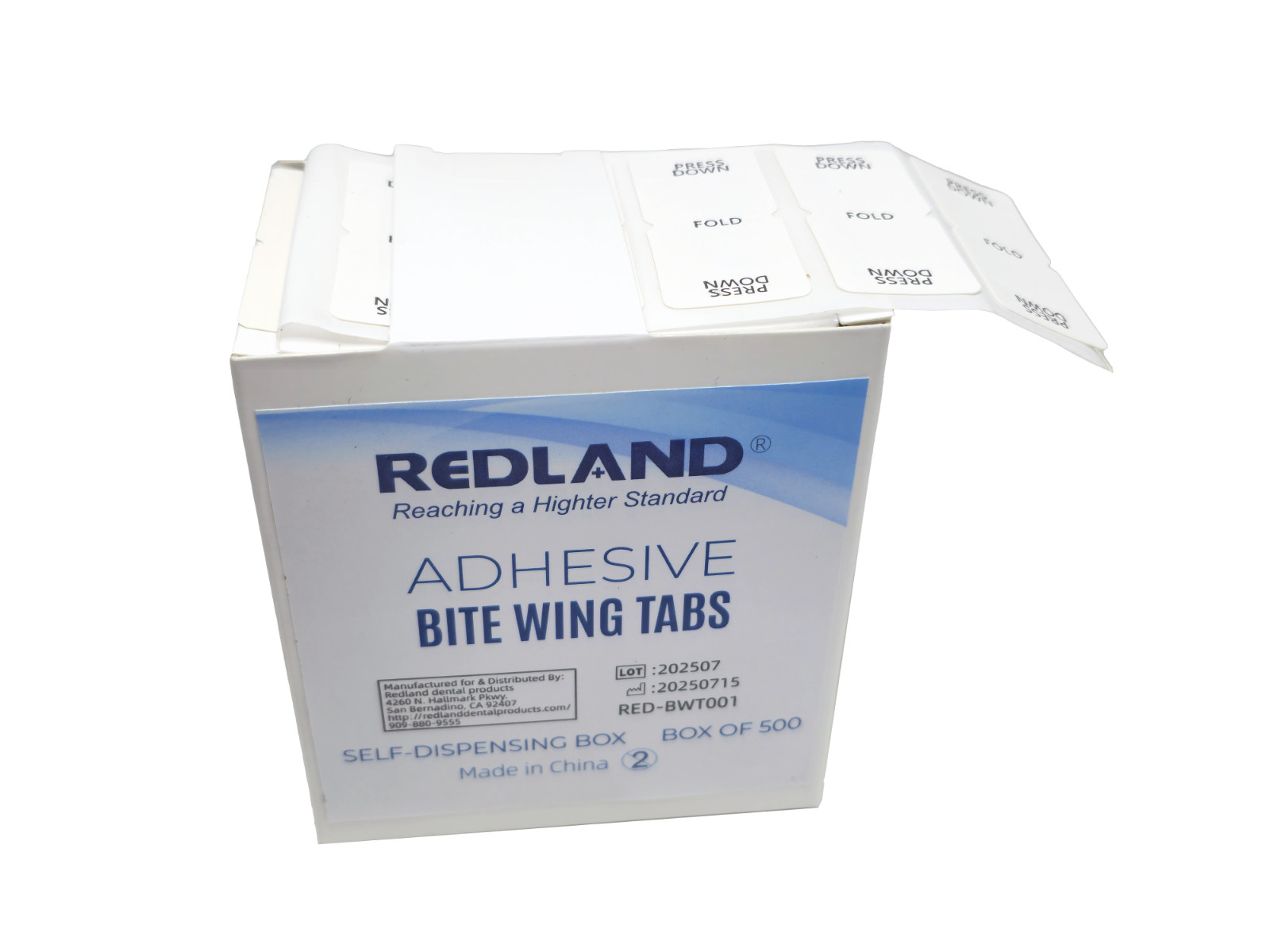 REDLAND Bite Wing Tabs (dental Imaging) 2 Box of 500