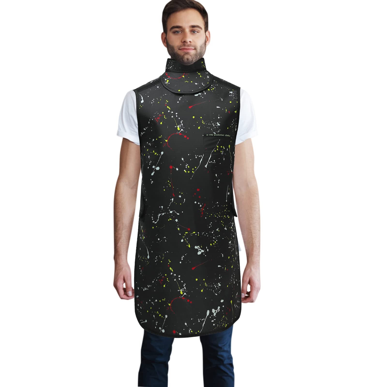 0.5mmPb X-Ray Apron with Thyroid Shield Collar Lightweight Dental Lead Apron …