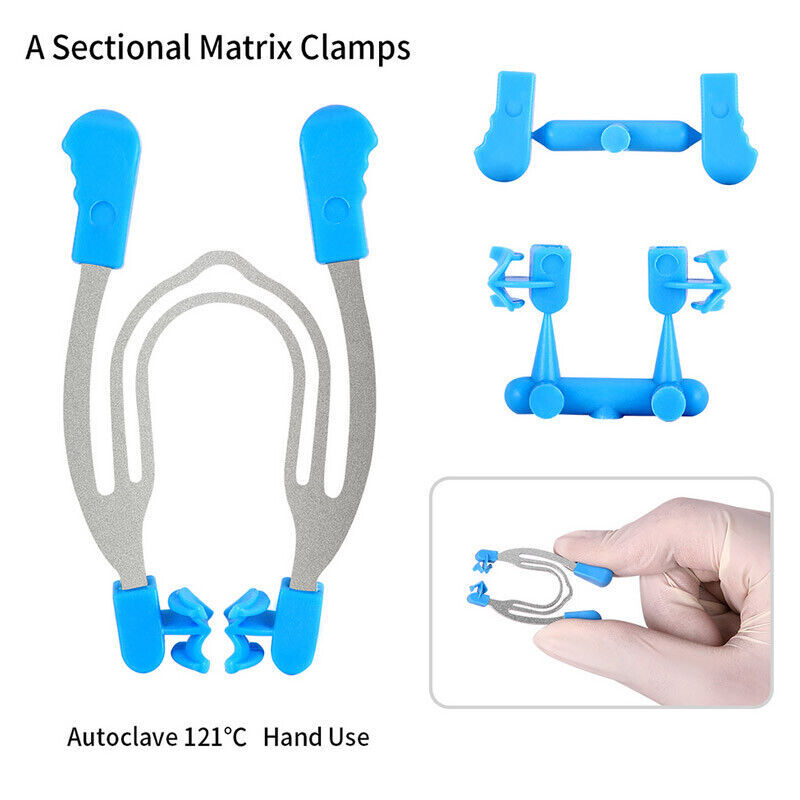 Dental Matrices Ring Insert Matrix Tweezer Plier Titanium Ring Clamp Fits TOR VM