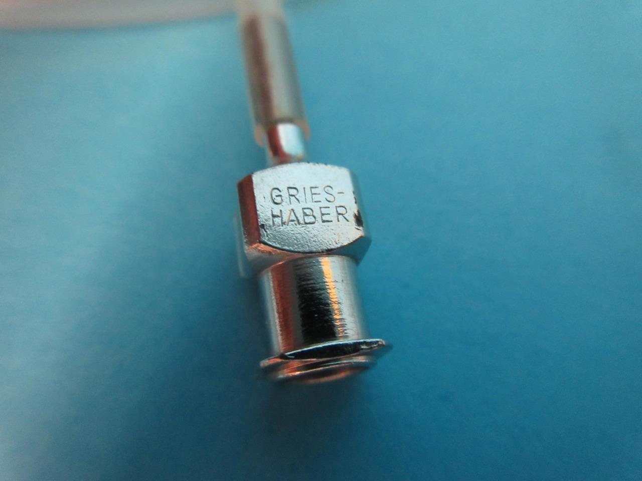 GRIESHABER 337.00 EXTRUSION NEEDLE HANDPIECE OPTHTHALMIC SURGICAL CANNULATED EYE