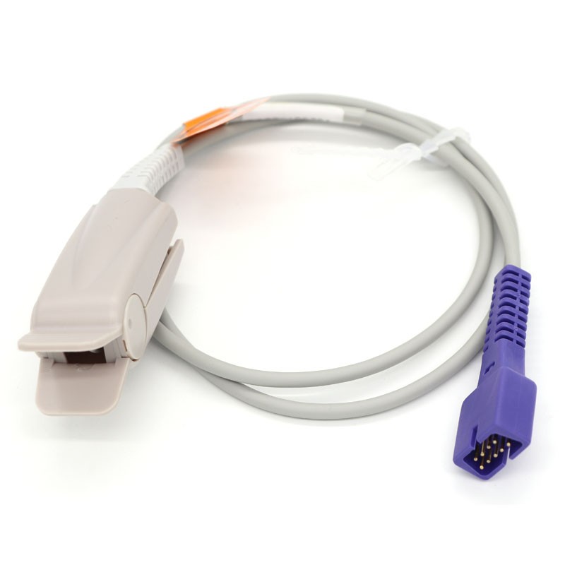 5x Compatible For N595,N600 SpO2 Sensor DB9 Adult Finger Clip Oximax Sensor 9pin