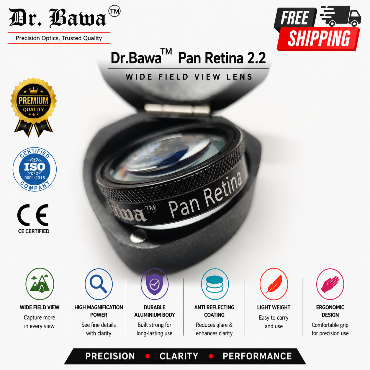 Dr Bawa Pan Retina 2.2 Retina Diagnostic Eye Examination Lens