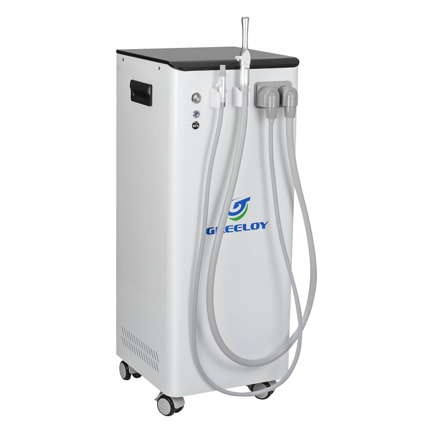 GS-M300 Portable Dental Vacuum Suction Unit 300W Mobile Suction Device Aspirator