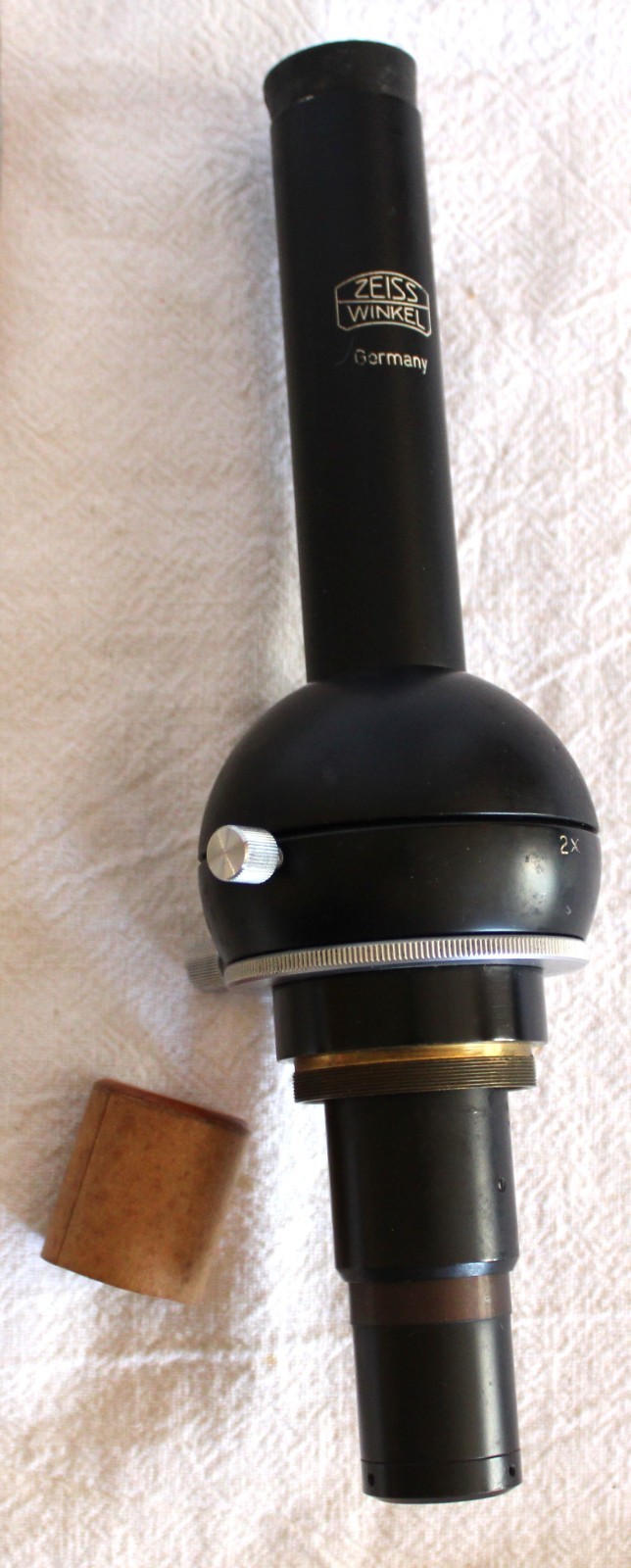 1930’s ZEISS INCLINED BINOCULAR TUBE 294144 + UNKNOWN ZEISS ATTACHMENT