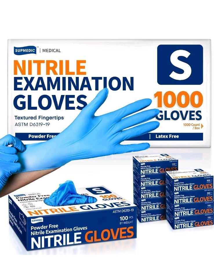 Medical Soft Max™ Nitrile Exam Gloves 1000 Pcs Latex-Free Powder-Free Food Safe