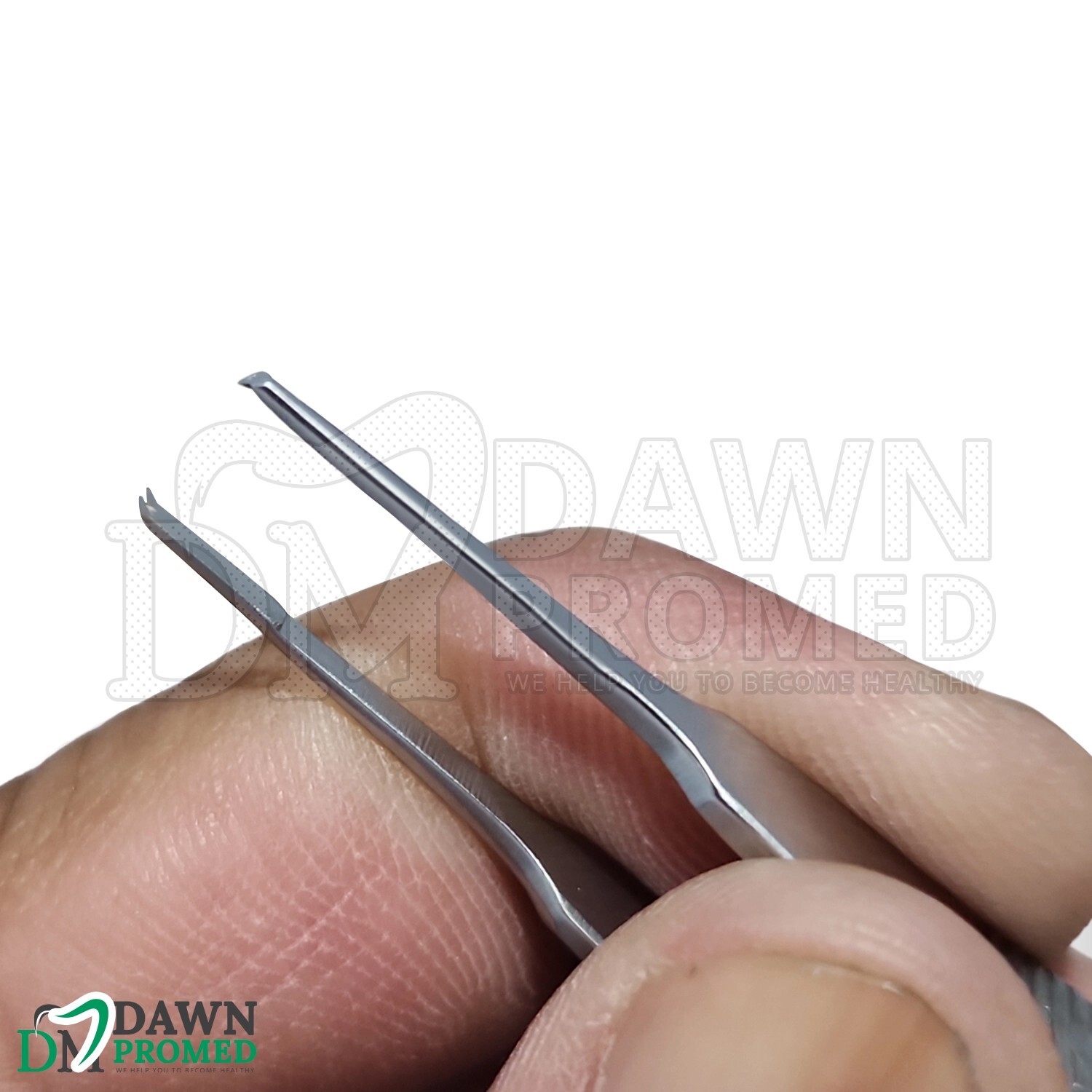 Castroviejo Suturing Forceps 0.5mm 1×2 teeth 4″ Tying Tweezer Dermal Instrument