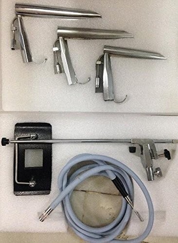 Fiber Optic Operating Laryngoscope chest support fiber optic cable with free shi