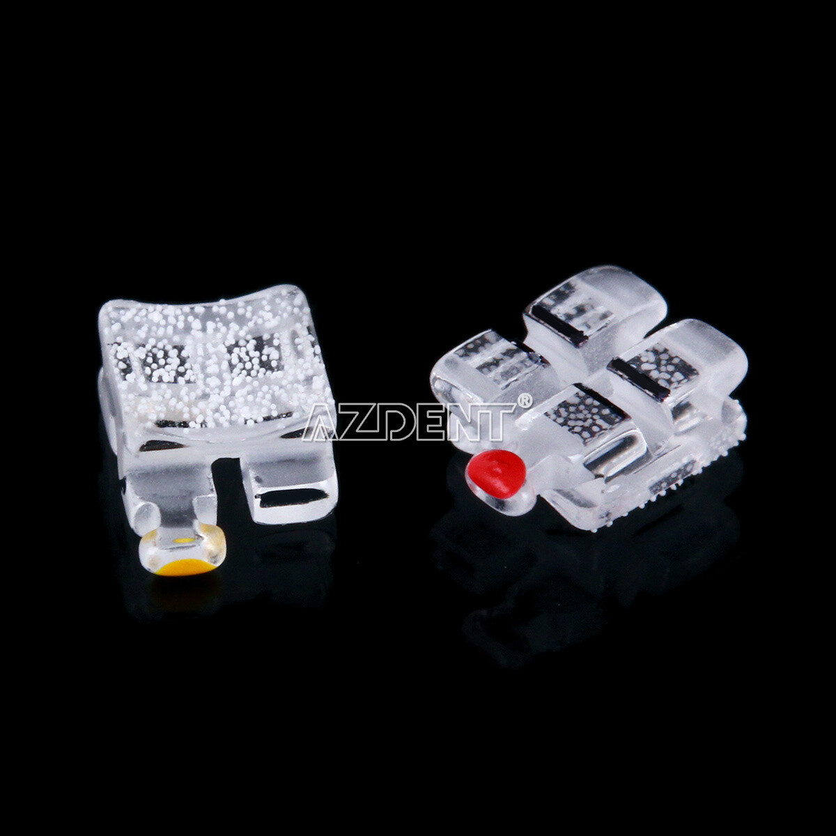 ABSOLUTE Dental Orthodontic Ceramic Brackets Braces Mini Roth 022 Hooks 345 FDA