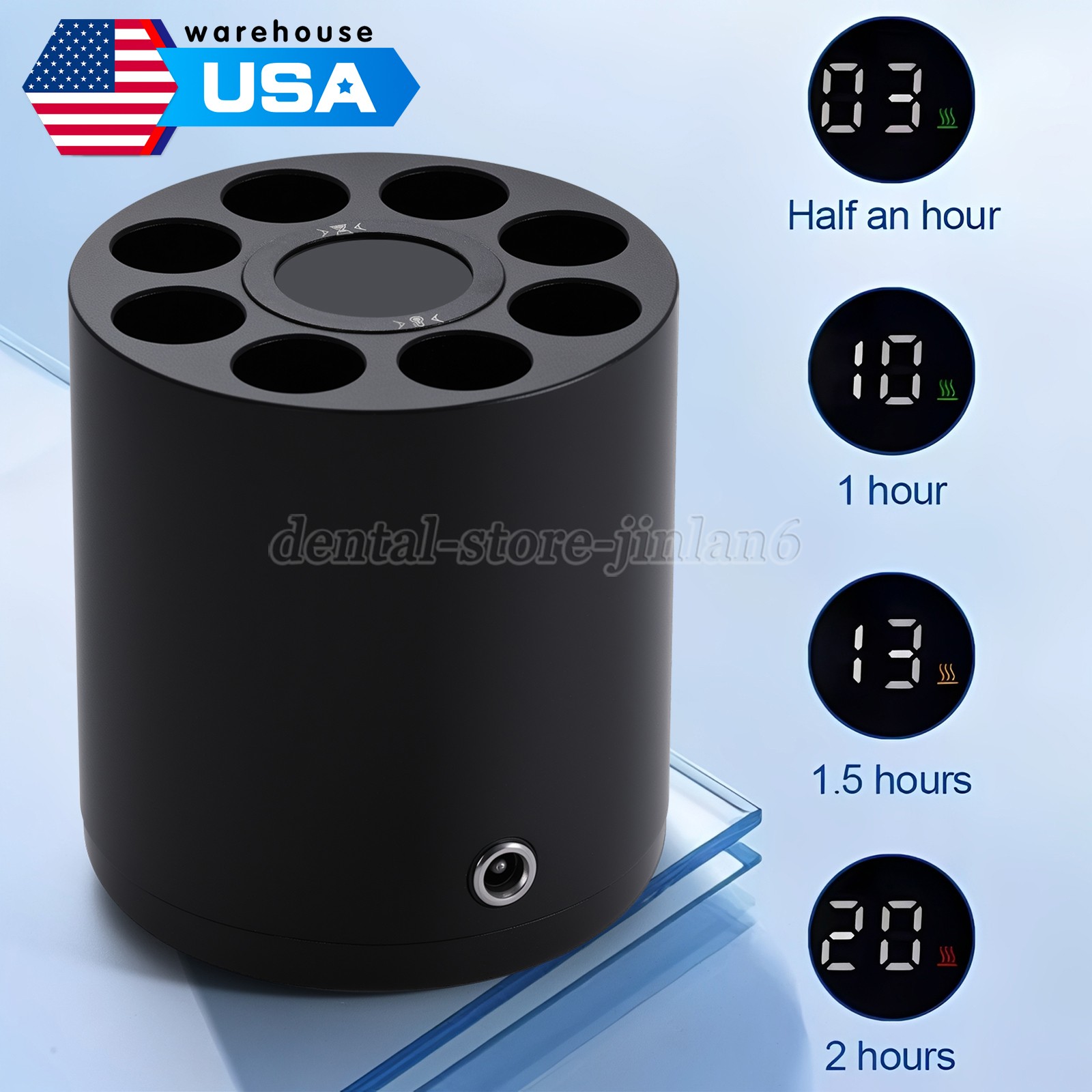 Dental Composite Resin Heater Material Warmer Soften 40/50/70℃ Adjustable UPS