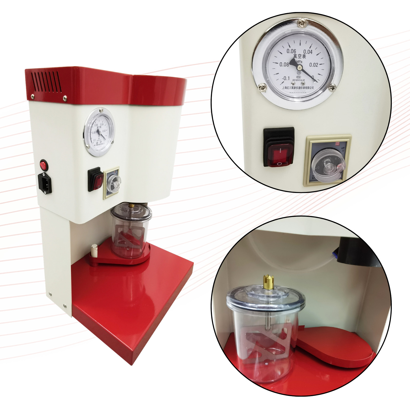 110V 60Hz 150W Dental Gypsum Vacuum Mixer Lab Defoaming Blender Tool