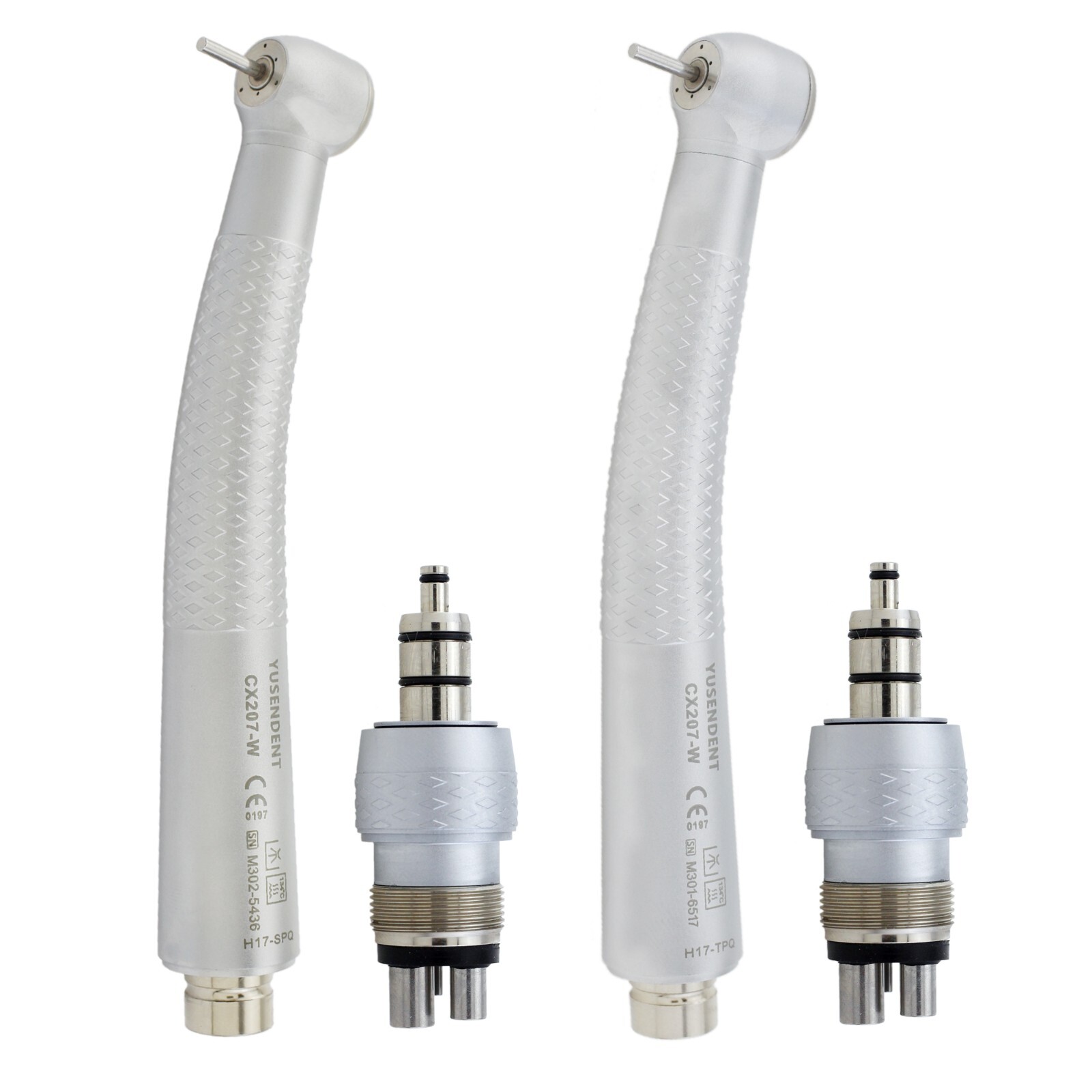 COXO Dental Turbine Handpiece 4 Hole High Speed CX207-W Sinol Quick Coupling M4