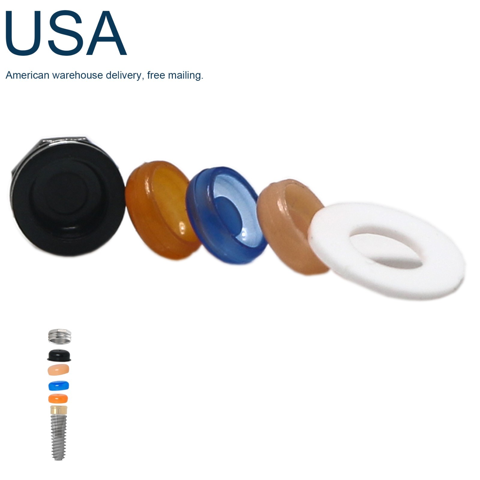 US Locator Attachment Abutment Narrow/Regular Platform fits Nobel Active Conical