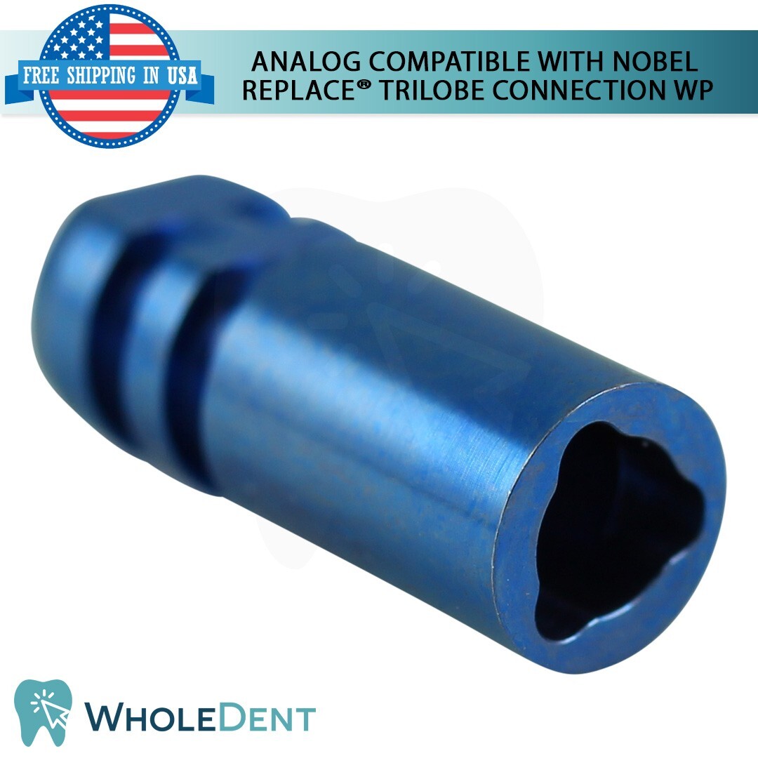5X Analog Compatible With Nobel Replace Select™ Trilobe Connection WP Ø5.0mm
