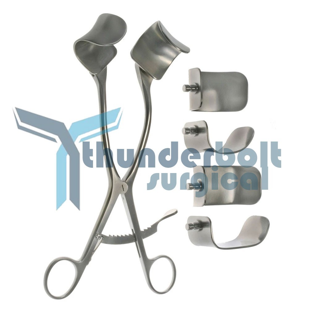 Kolbel Retractor Complete Set With 6 Blades,German Surgical Orthopedic Retractor