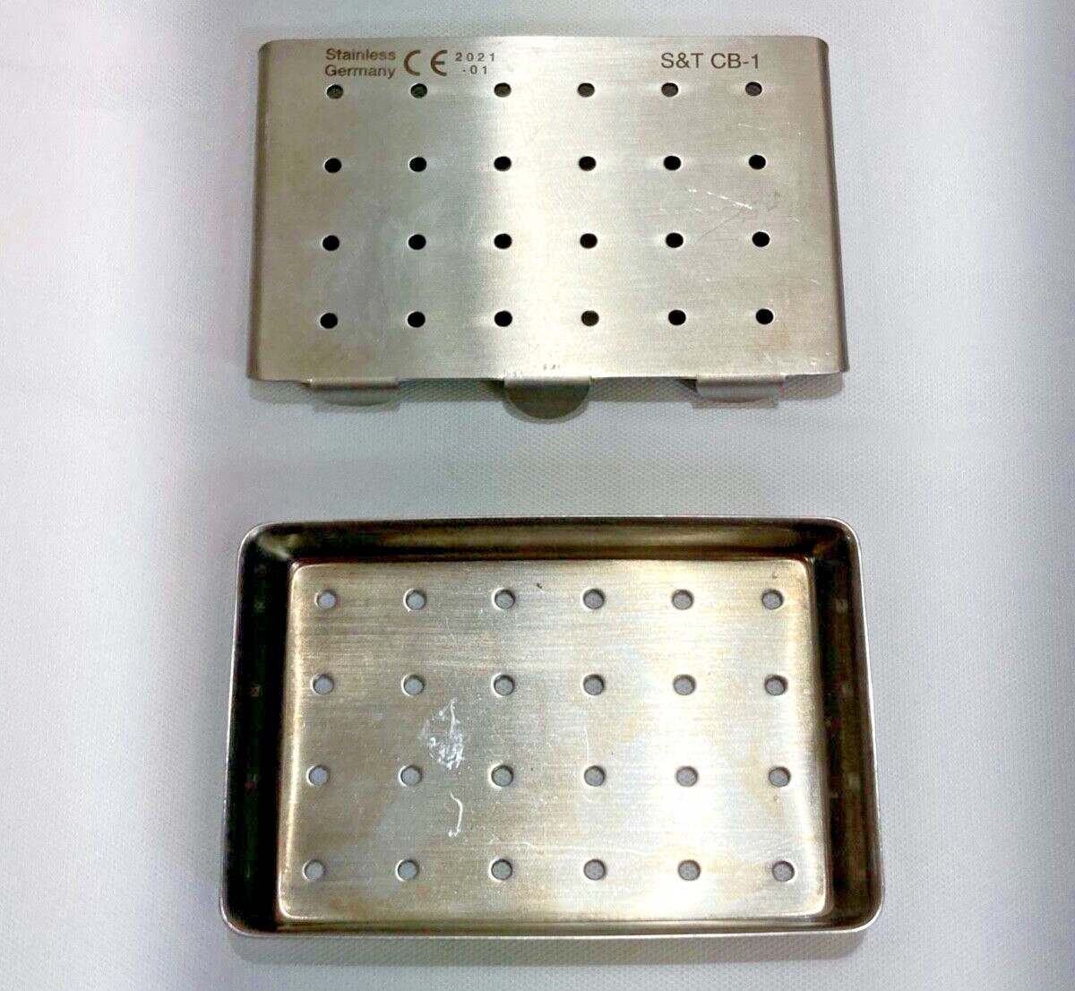 S&T Instruments CB-1 45mm x 70mm Perforated Sterilization Case Surgical