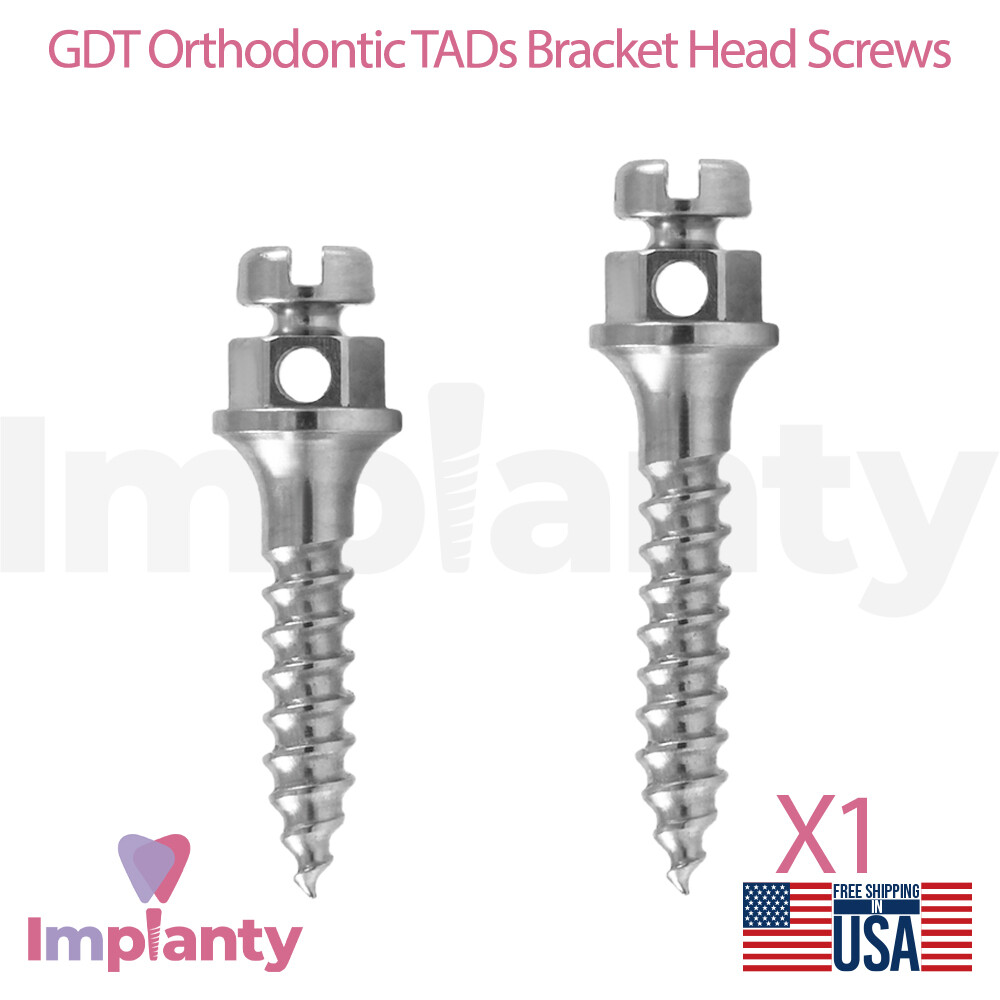 GDT Cross Head Orthodontic Anchorage Screw TAD Appliance Dental Titanium Sterile