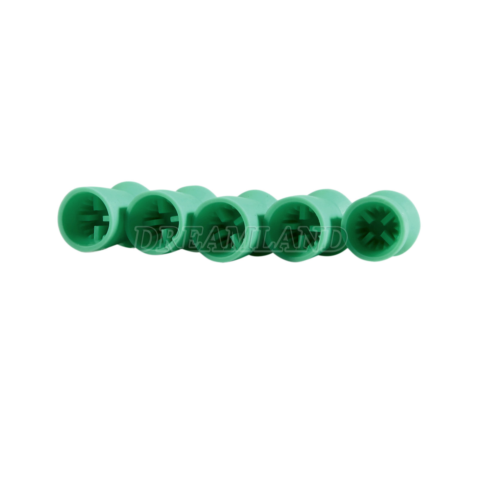 100 Dental Soft Prophy Cup Rubber Polish Brush Polishing Teeth Latch Type
