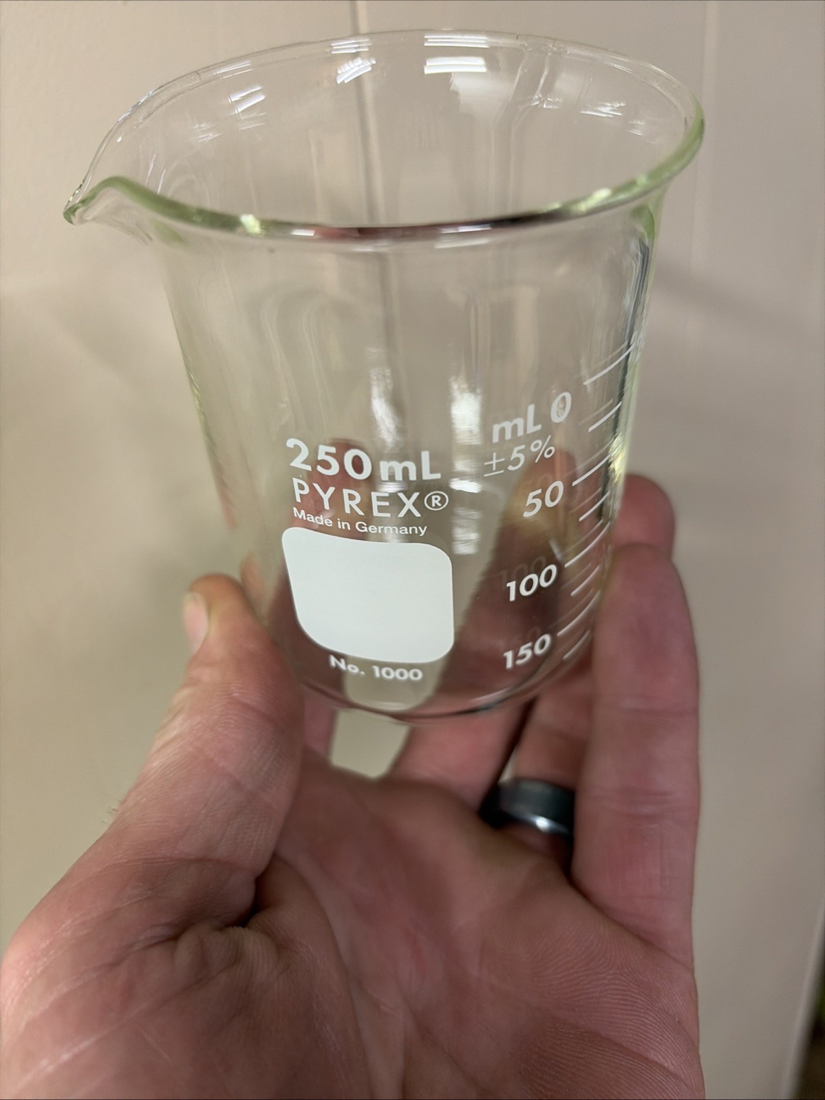 Corning Pyrex Griffin Beaker 1000-250 Graduated 250ml 12-Pack