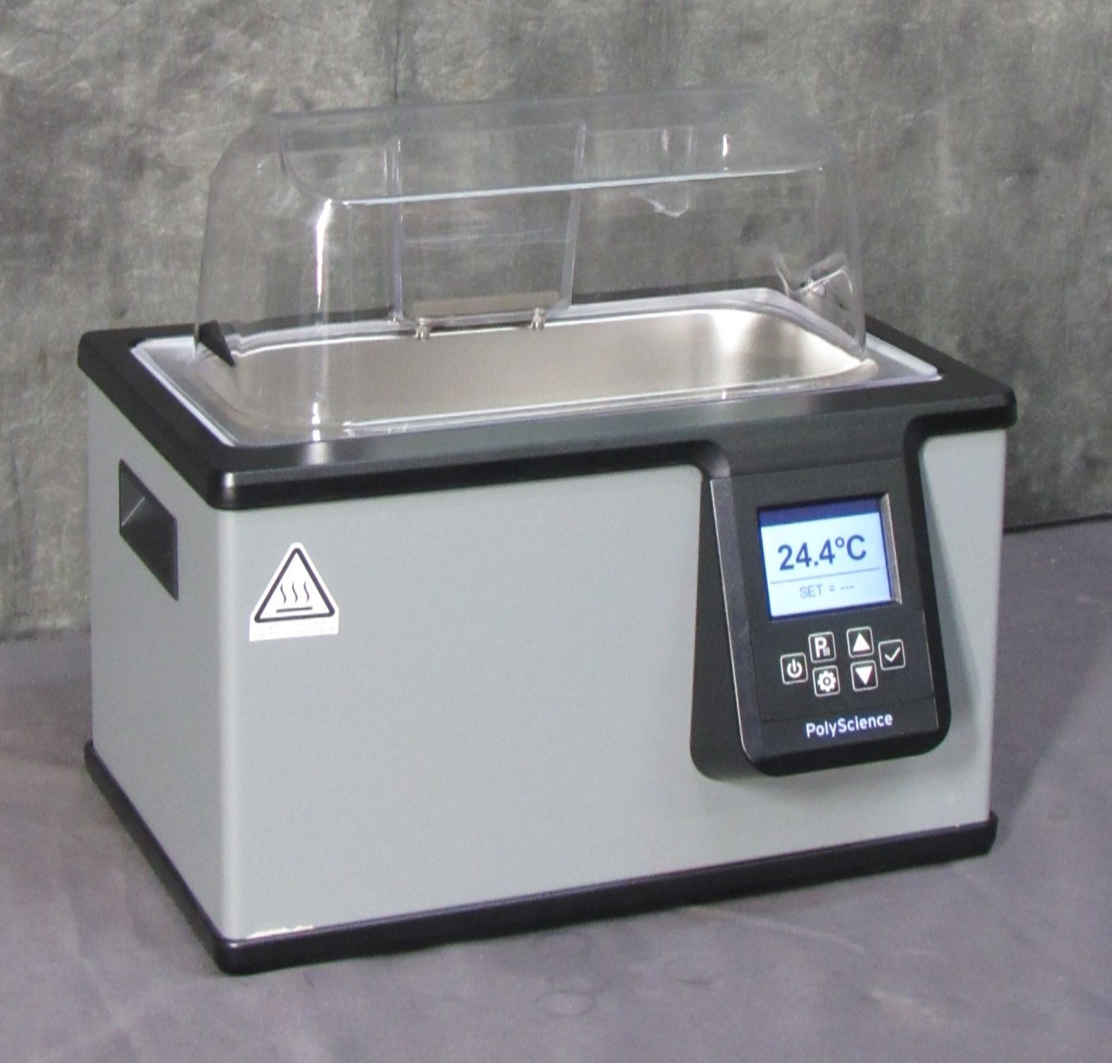 VWR Polyscience WBE05 General Purpose 5-Liter Heated Water Bath; 120V 60Hz