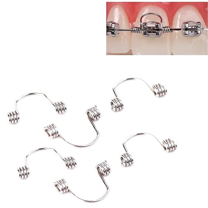 100* Dental Orthodontic Anterior Teeth Torquing Torque Rectangular Spring S/M/L