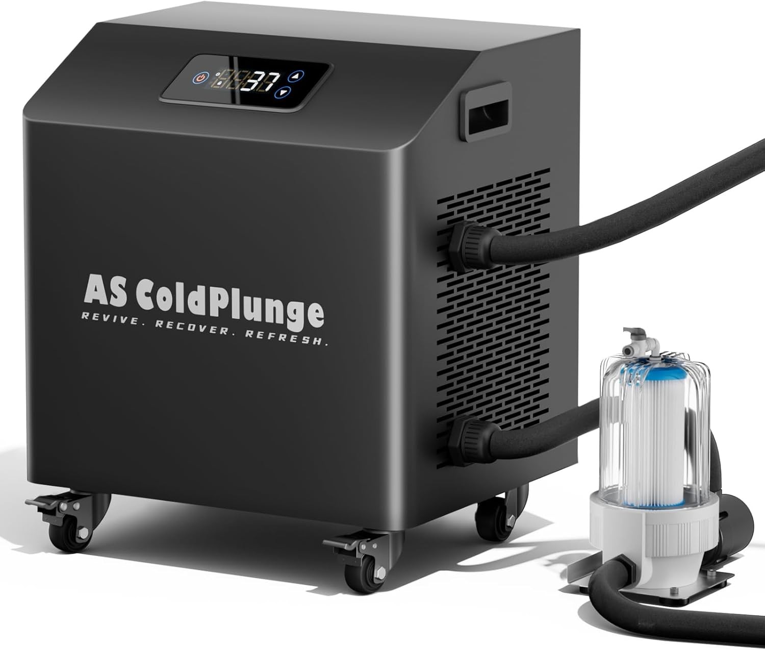 1HP Universal Cold Plunge Chiller Ice Bath Chiller W/Pump & Filter for Recovery