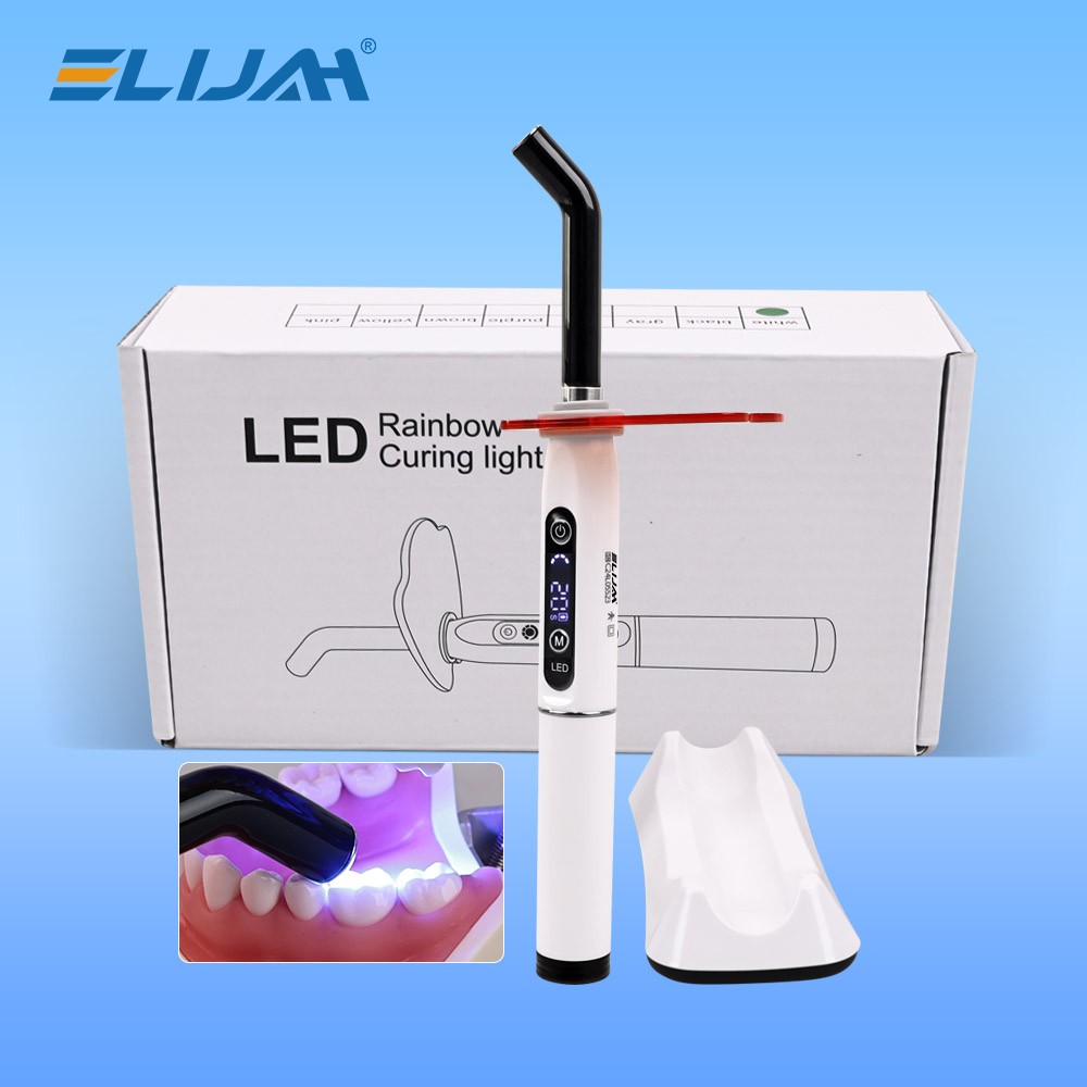 Dental Wireless Light Curing Machine 1s/2mm Resin Curing Light 800-2400mW/cm²-US