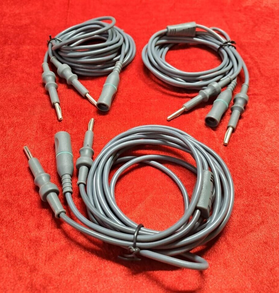 Laparoscopic Bipolar Cable 4mm Silicon Material Best Quality Reusable Instrument