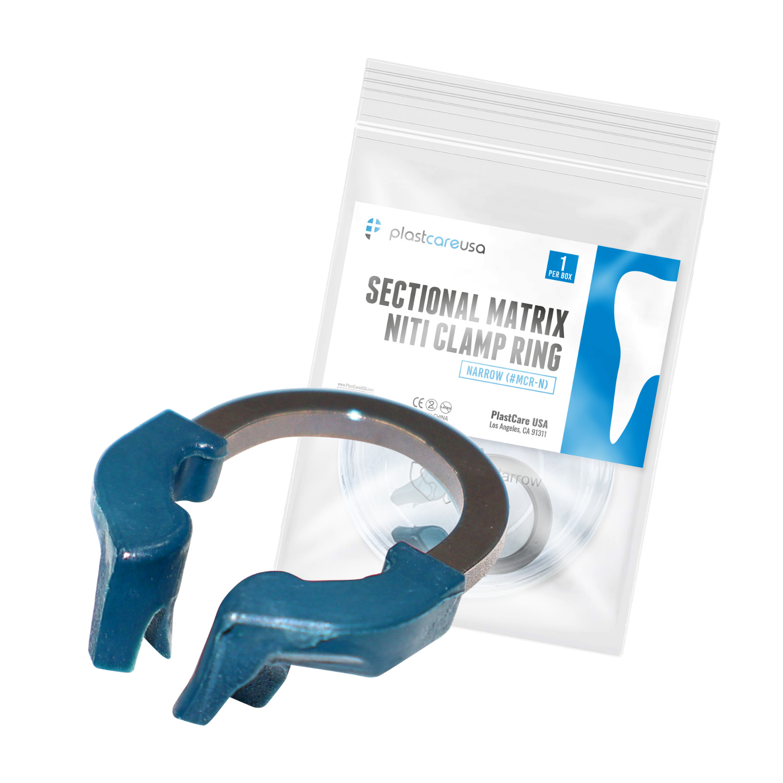 Narrow Sectional Matrix Clamp Dental System Bands Ring Nickel-Titanium Refill