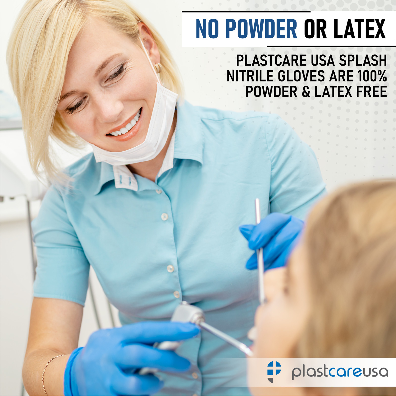 3.5 Mil Nitrile Disposable Gloves Powder Free Latex Free Exam Grade Gloves