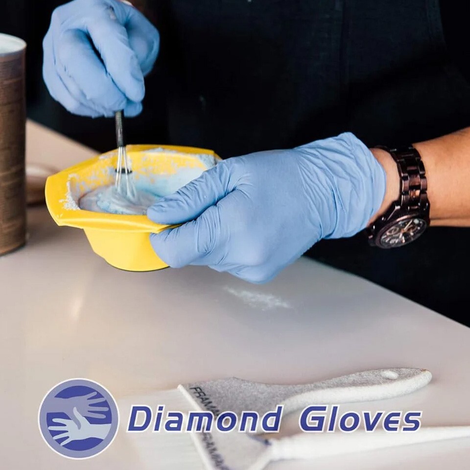 Premium Blue Nitrile Gloves Powder-Free 3.5-Mil 1000pcs S/M/L/XL New