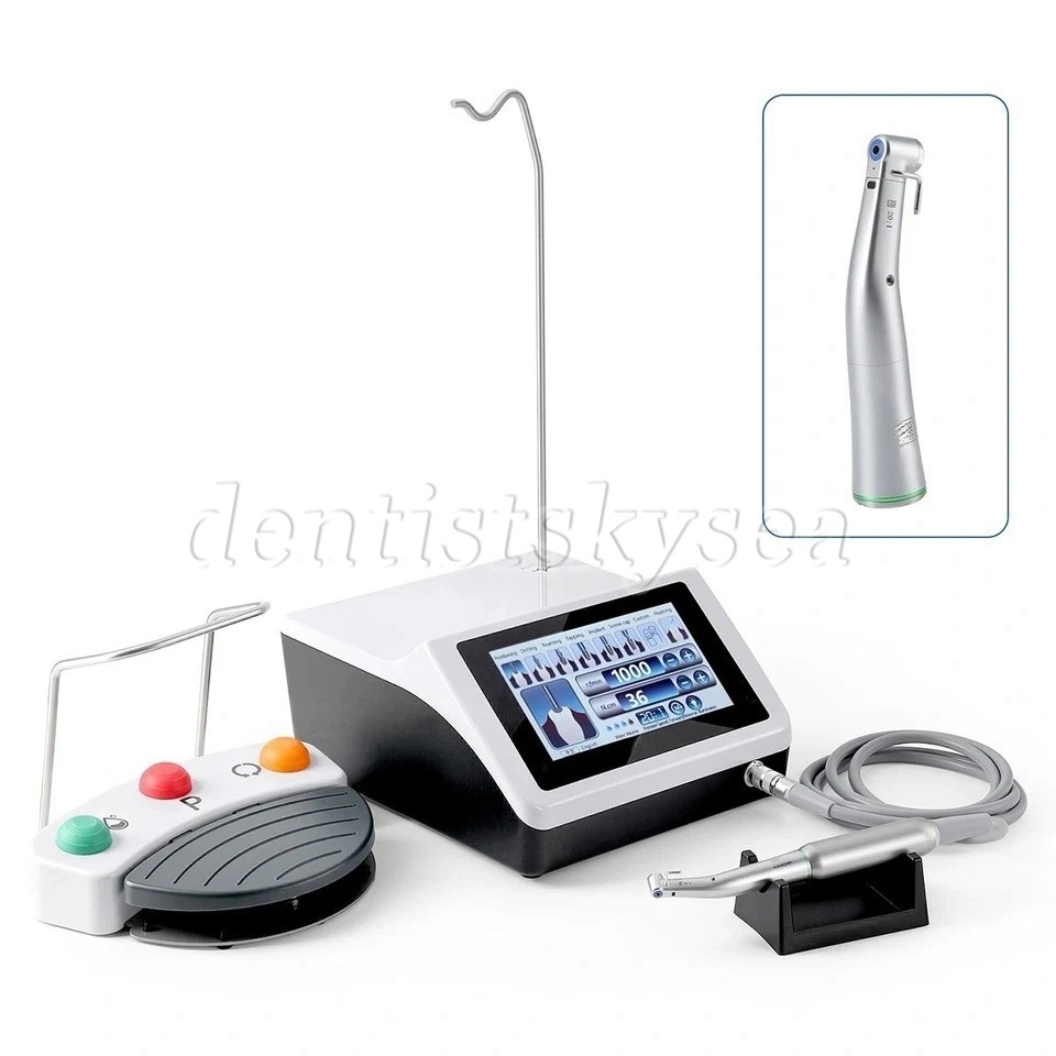 Dental Implant Motor System Surgical Brushless Motor 20:1 Contra Angle UPS