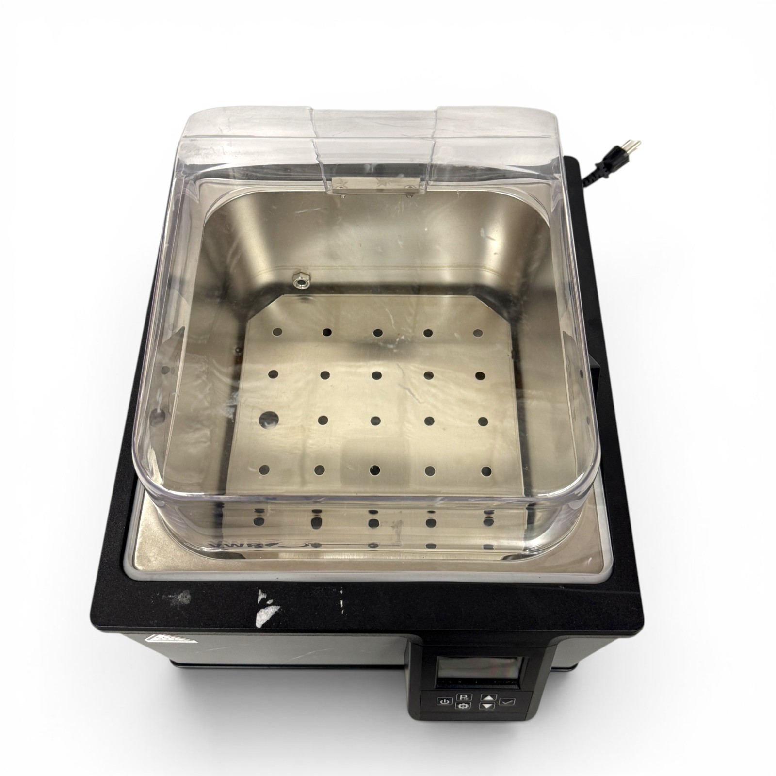 VWR PolyScience WBE10 General Purpose Digital Water Bath 10L 120V w/Lid, Drain