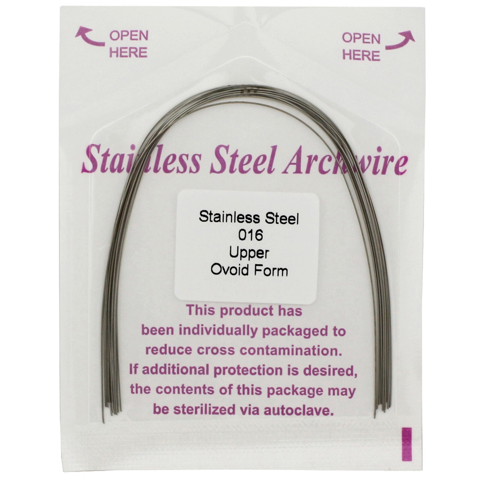 arcos de ortodoncia Orthodontic Arch Wire NiTi Stainless Steel Acero Inoxidable