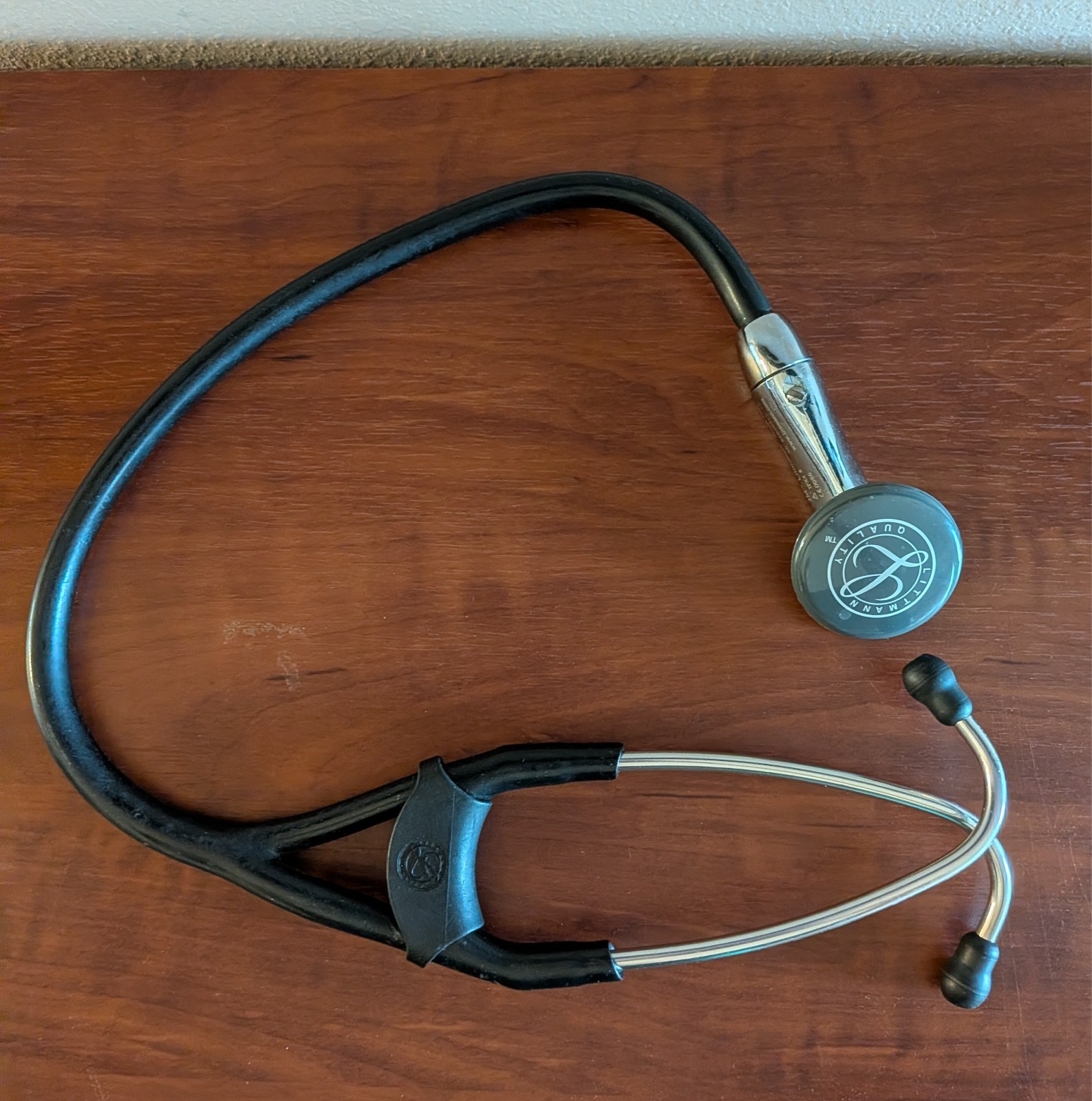 Pre-Owned 3M Littmann Model 3000 Electronic Stethoscope Black/Chrome