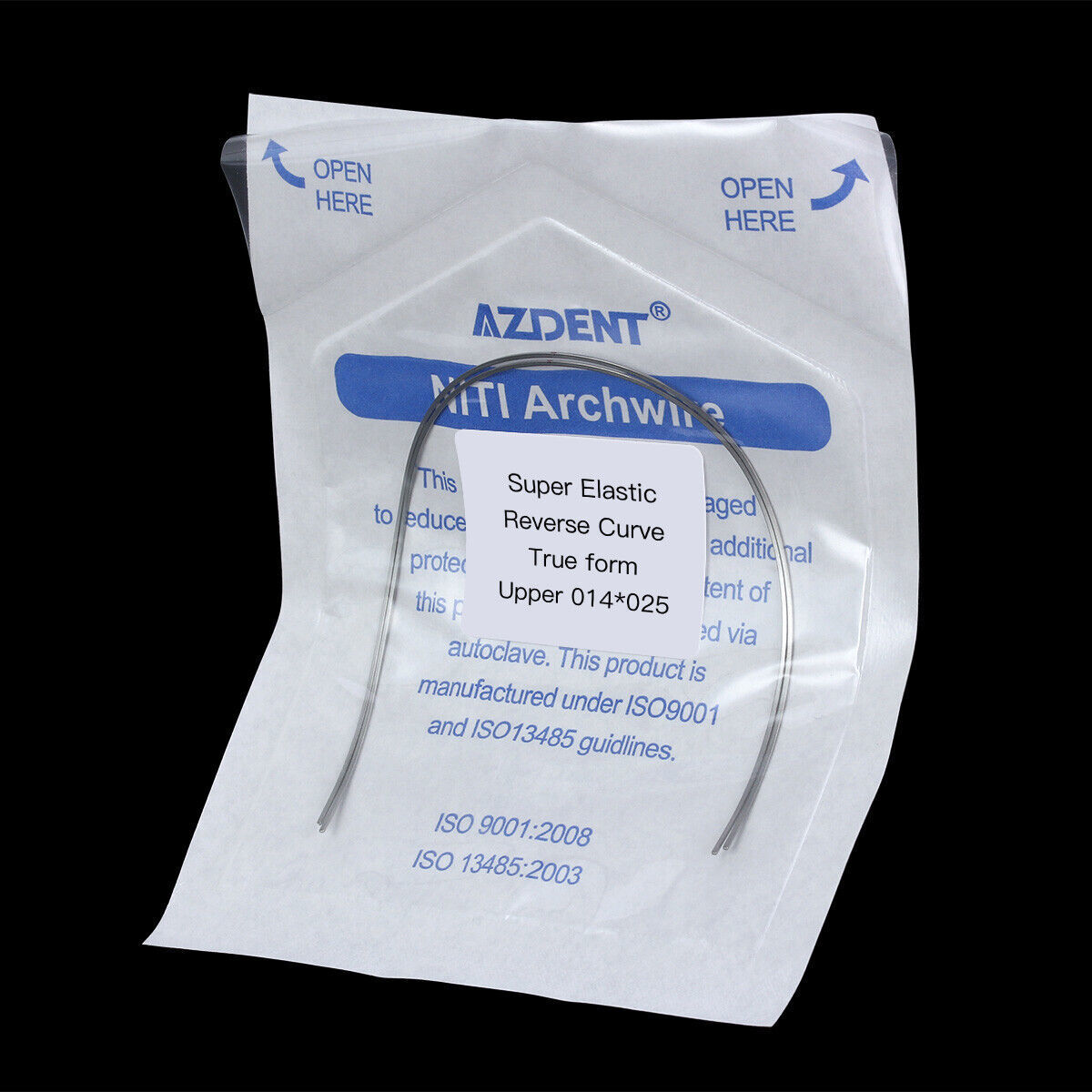 AZDENT Dental arcos de ortodoncia niti super elástico rectángulos ovoide forma