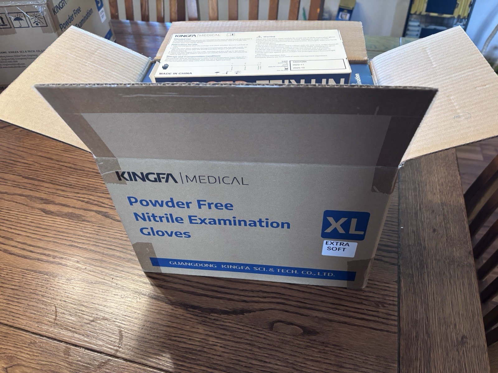 Kingfa Medical Powder free Nitrile Gloves X-Large 1 case